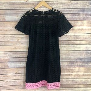 Banana Republic Eyelet Ruffle Sleeve Dress